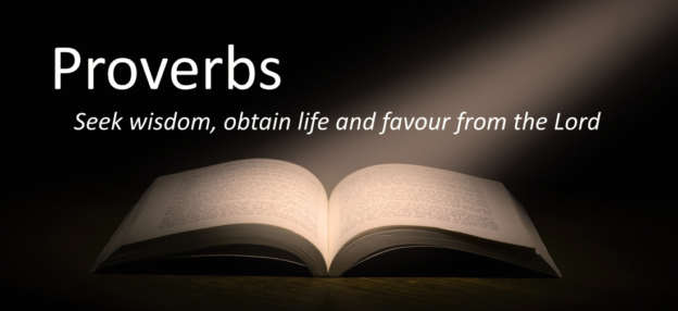 Proverbs, image of illuminated bible